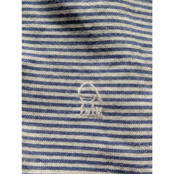 Carhartt WIP Orton Blue & White Striped, BAND COLLAR - Small RARE - Picture 13 of 16